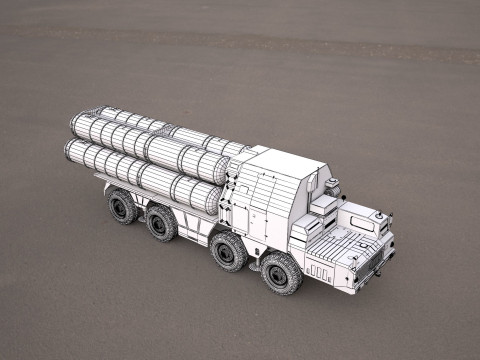 S300 pmu military air defense 3D Model