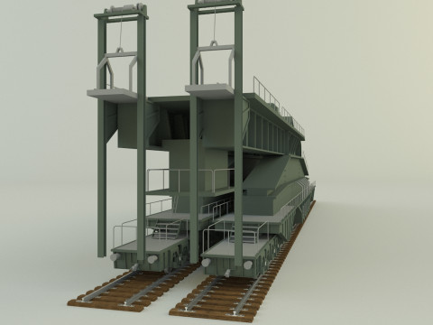 Schwerer Gustav 3D Модель