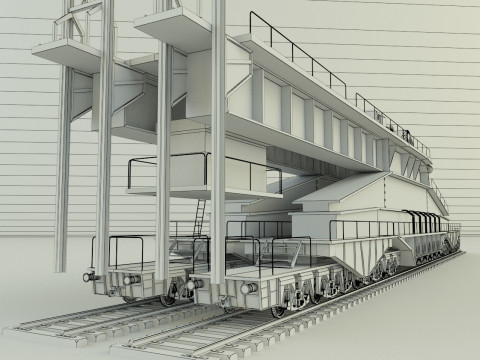 Schwerer Gustav 3D Модель