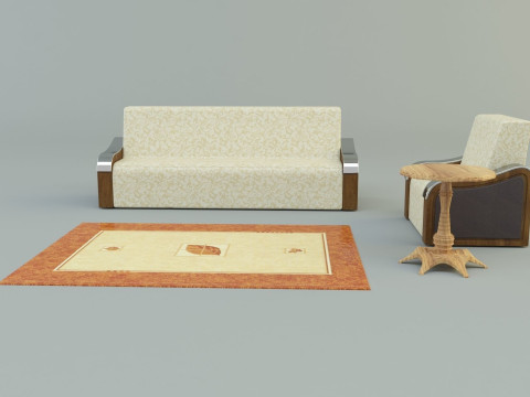 Sofa coffee table Model 3D