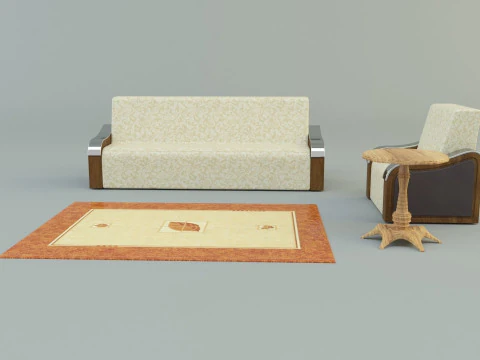 Sofa coffee table 3D Model
