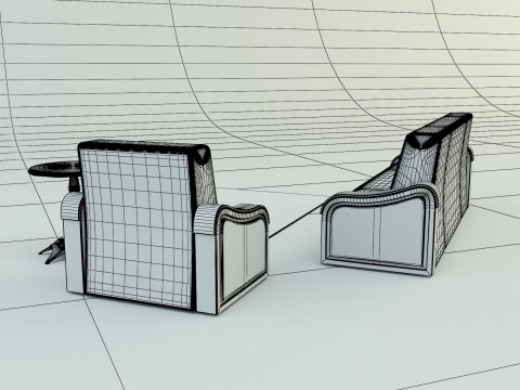 Sofa coffee table Model 3D