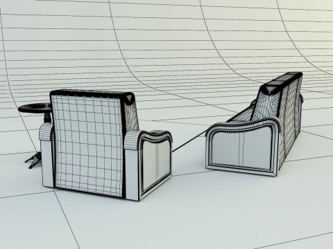 Sofa coffee table 3D Model
