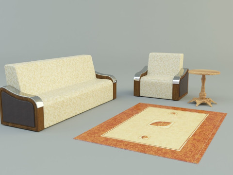 Sofa coffee table Model 3D