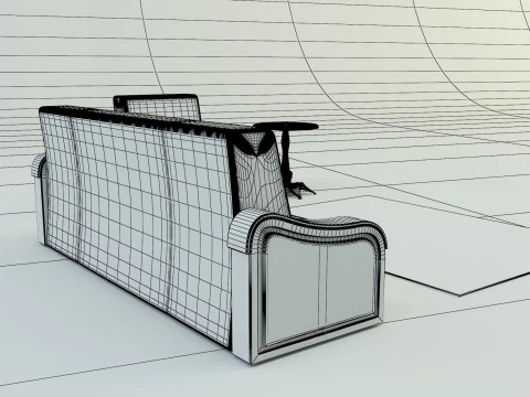 Sofa coffee table 3D Model