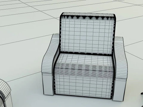 Sofa coffee table 3D Model