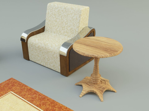 Sofa coffee table Model 3D