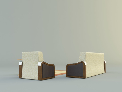 Sofa coffee table Model 3D