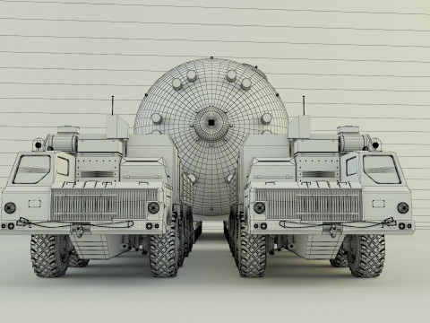 Soviet MAZ-7910 cargo 3D Model