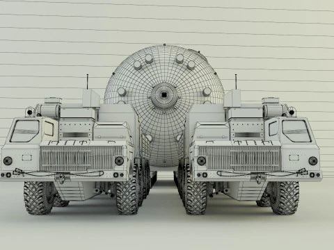 Soviet MAZ-7910 cargo 3D Model