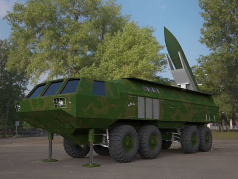 SOVIET OKA SS 23 SPIDER 3D Model