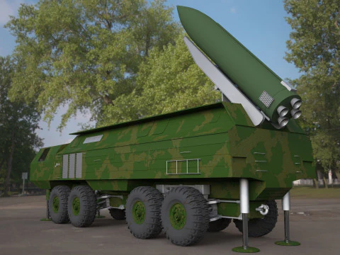 SOVIET OKA SS 23 SPIDER 3D Model