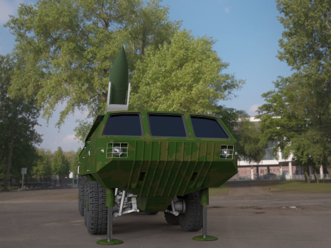 SOVIET OKA SS 23 SPIDER 3D 모델