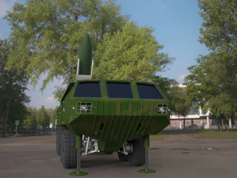 SOVIET OKA SS 23 SPIDER 3D Model