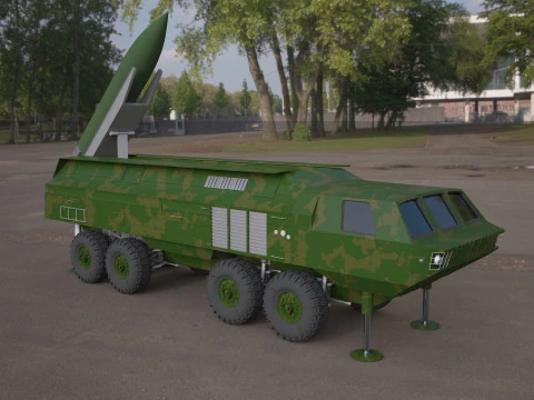 SOVIET OKA SS 23 SPIDER 3D Model