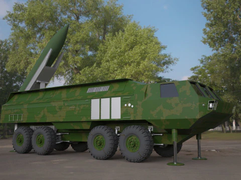 SOVIET OKA SS 23 SPIDER 3D Model