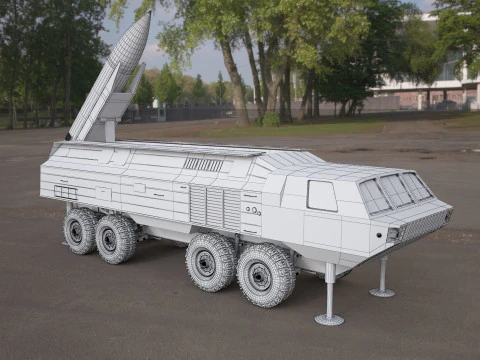 SOVIET OKA SS 23 SPIDER 3D Model