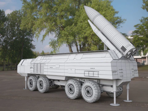 SOVIET OKA SS 23 SPIDER 3D Model