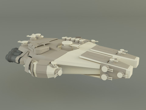 Fantastic spacecraft 3Dモデル