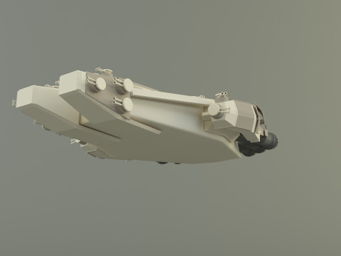Fantastic spacecraft 3Dモデル