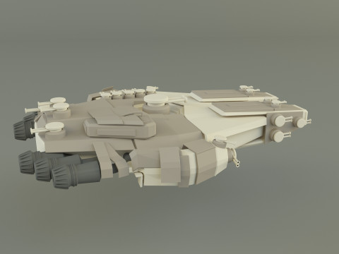 Fantastic spacecraft 3Dモデル