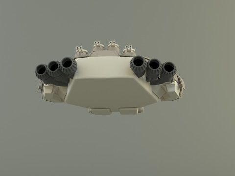 Fantastic spacecraft 3Dモデル