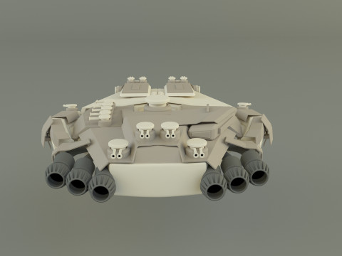Fantastic spacecraft 3Dモデル