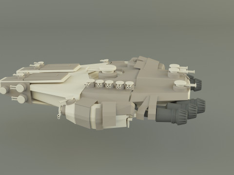 Fantastic spacecraft 3Dモデル