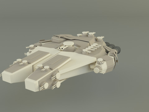 Fantastic spacecraft 3Dモデル