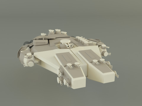 Fantastic spacecraft 3Dモデル