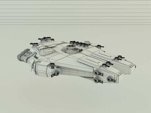 Fantastic spacecraft 3Dモデル