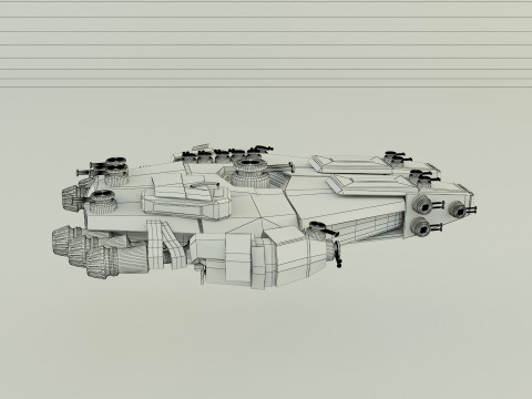 Fantastic spacecraft 3Dモデル