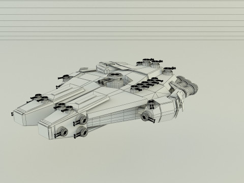 Fantastic spacecraft 3Dモデル