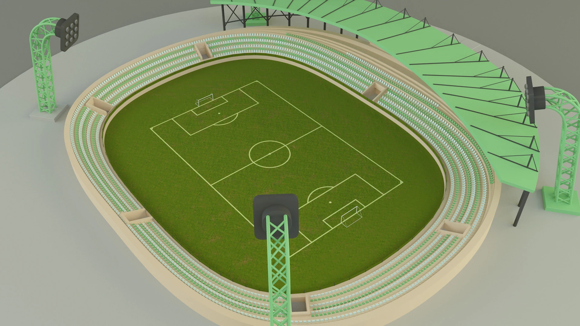 스타디움 모델 365 3D 모델 .c4d .max .obj .3ds .fbx .stl .blend 