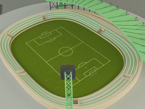 Stadium model 365 3D Model