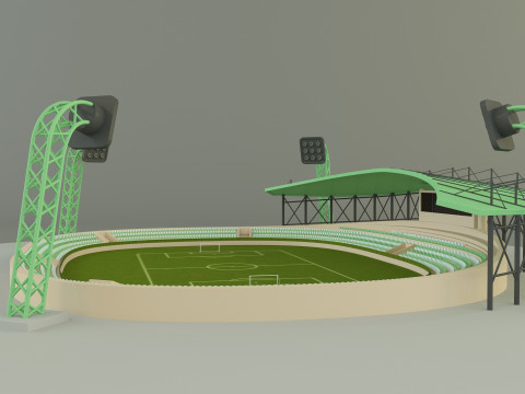 Stadium model 365 Model 3D