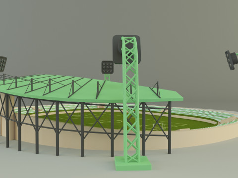 Stadium model 365 Model 3D