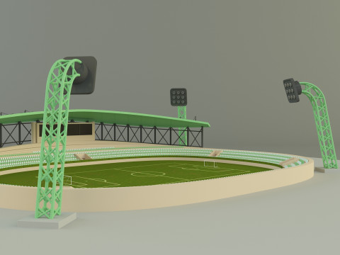 Stadium model 365 Model 3D