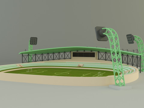 Stadium model 365 Model 3D