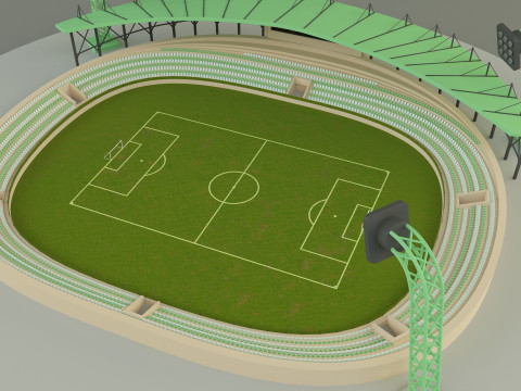 Stadium model 365 Model 3D
