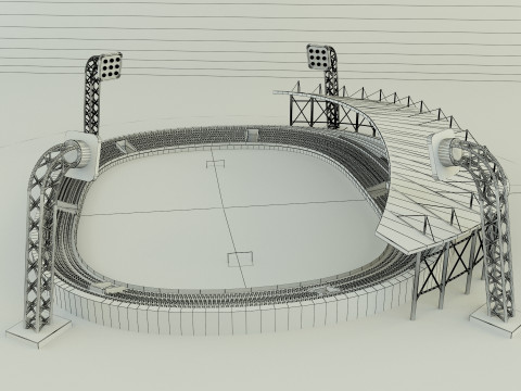 Stadium model 365 Model 3D
