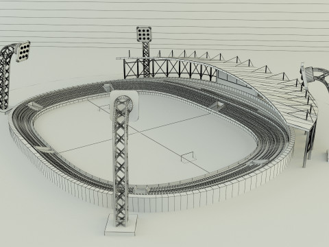Stadium model 365 Model 3D