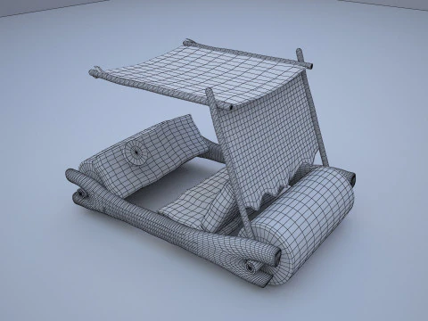 Stone age car 3D 3D Model