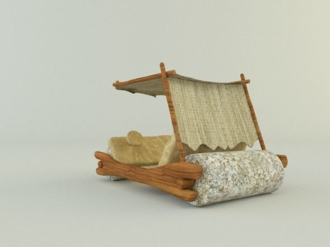 Stone age car 3D Modello 3D