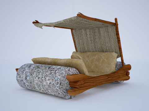 Stone age car 3D Modello 3D