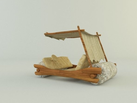 Stone age car 3D Modello 3D