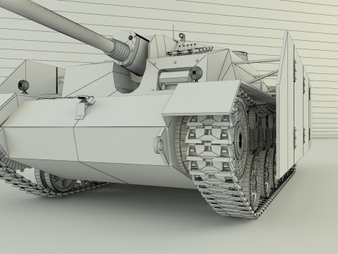 Stug III G tank military vehicle 3D Model