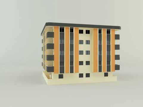 3d building 584 3D Model