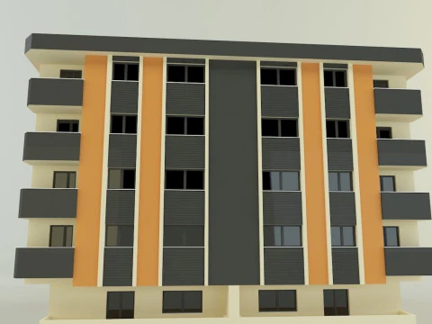 3d building 584 3D Model