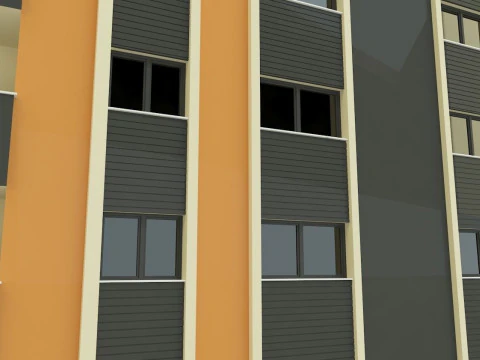 3d building 584 3D Model